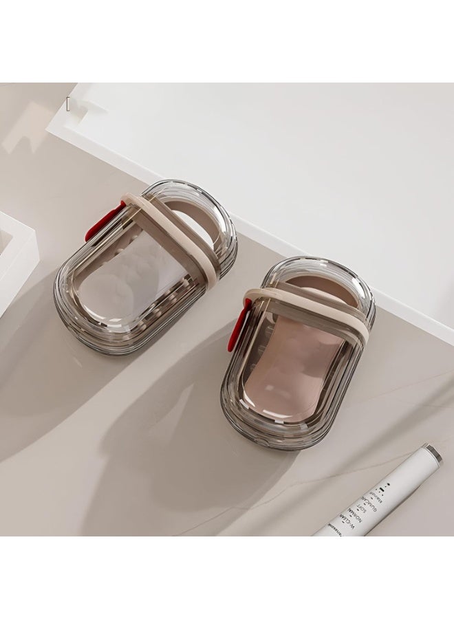 حافظة الصابون المتنقلة للرحلات او السفر صُممت لتقدم أقصى درجات النظافة والجفاف للصابون - Image 3